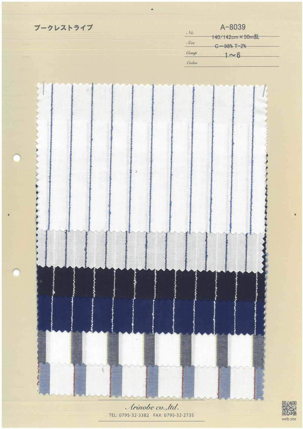 A-8039 Strisce Boucle[Tessile / Tessuto] ARINOBE