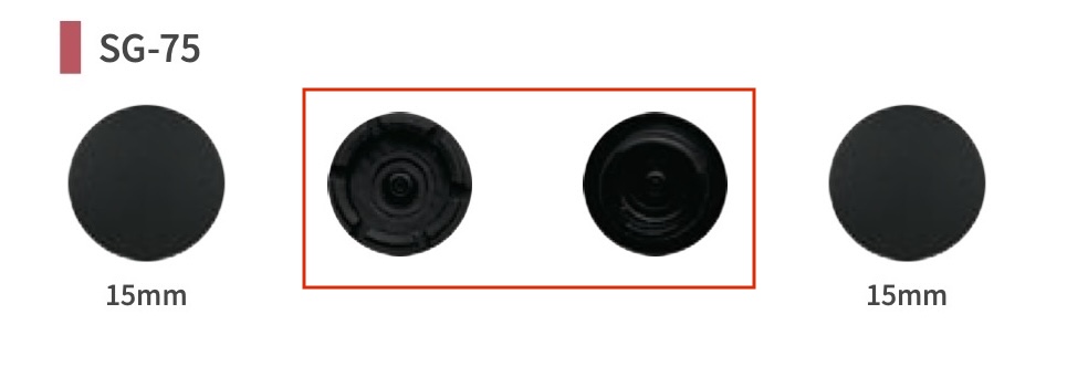 SG-75-B/C SUNGRIP SG75 Molla/Perno[Chiusura A Pressione/rondella Ad Occhiello] Kajitec