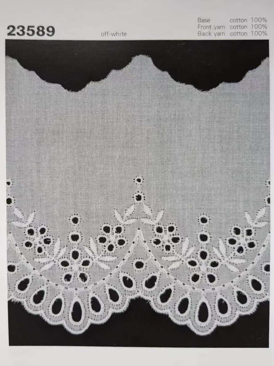 23589 Pizzo Di Cotone Kyowa Lace