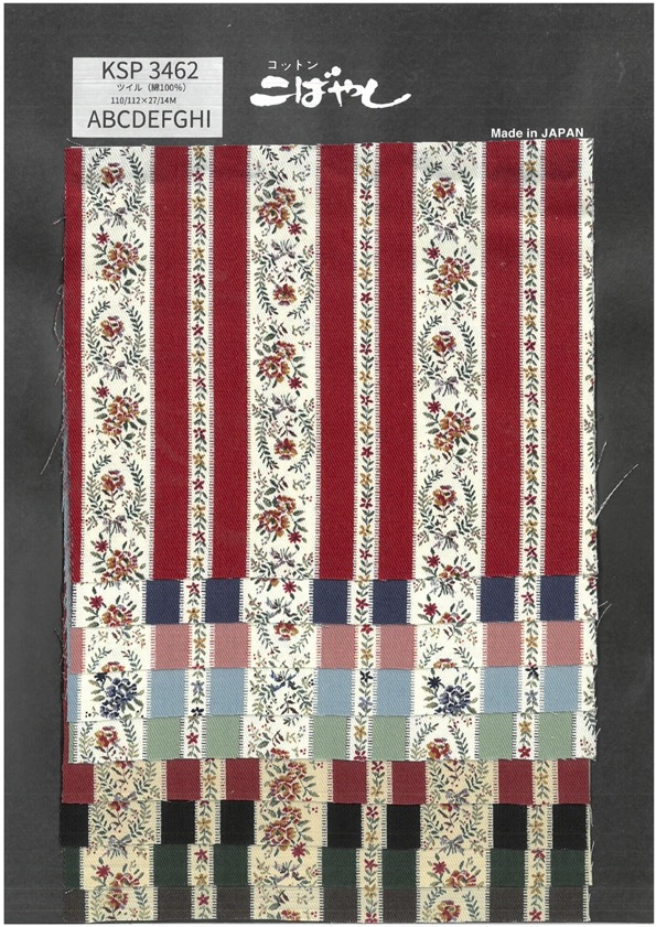 KSP3462 Stampa Floreale In Twill[Tessile / Tessuto]