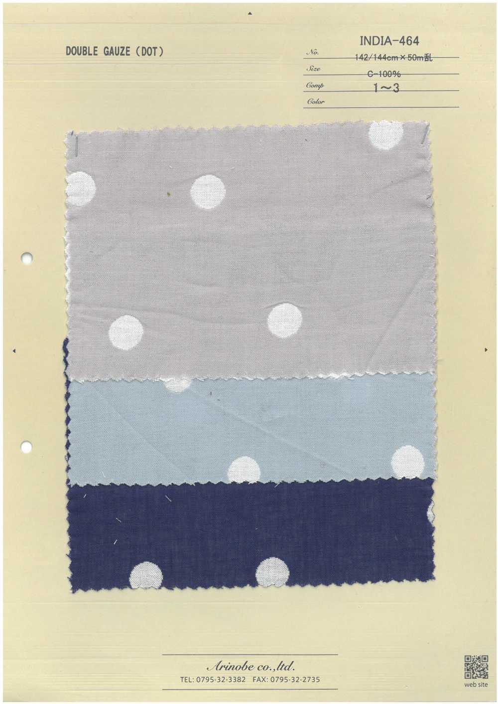 INDIA-464 Patchwork Madras[Tessile / Tessuto] ARINOBE
