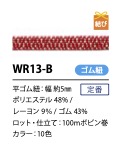 WR13-B Cordino Elastico Piatto Glitterato In Stile Giapponese Da 5 Mm[Fascia Elastica] Cordon