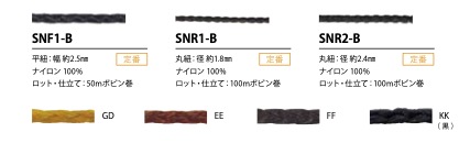 SNF1-B Corda Tendinea 2,5 Mm[Cavo A Nastro] Cordon