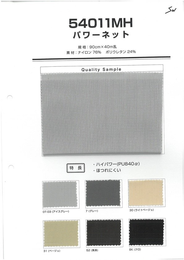 54011MH Rete Di Potenza[Tessile / Tessuto] Fibre Sanwa
