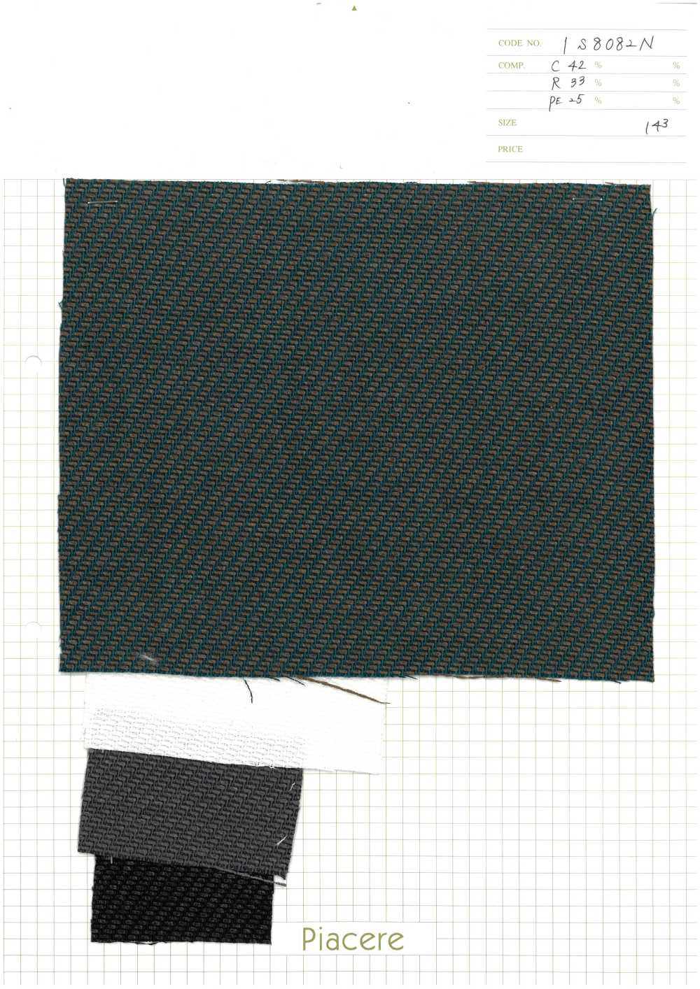 1S8082N Rafia Kersey[Tessile / Tessuto] Piacere