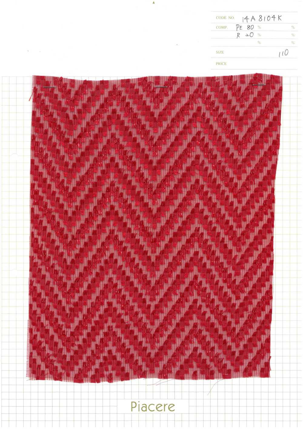 14A8104K Jacquard Taglio Brillante[Tessile / Tessuto] Piacere