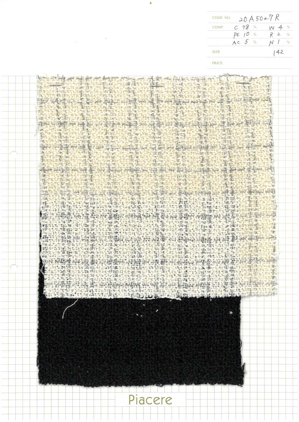 20A5027R Tweed Brillante[Tessile / Tessuto] Piacere