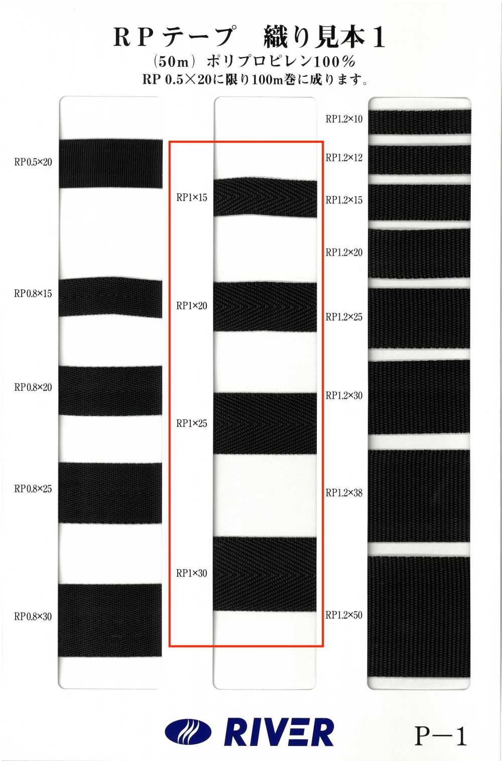 RP-1 [Cavo A Nastro] RIVER