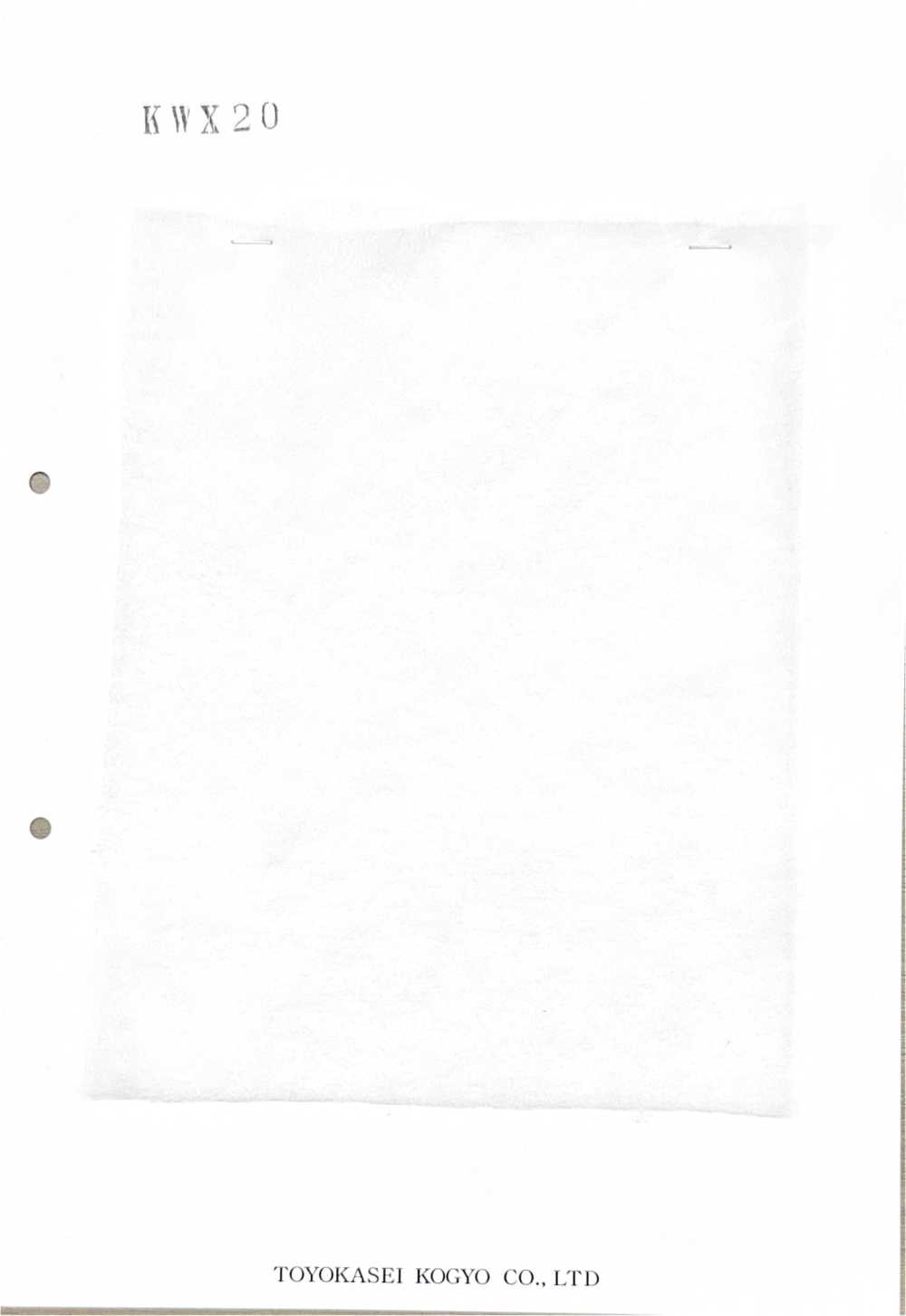 KWX20 Imbottitura In Cotone Serie KWX 20 G[Interfodera]