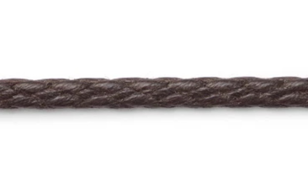CCR-01BWAX(M) Cordino Di Cotone Cerato Da 3,5 Mm[Cavo A Nastro] Cordon