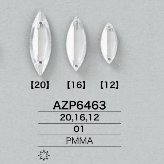 AZP6463 Componenti Per Cucito In Resina Acrilica[Altri articoli vari] IRIS