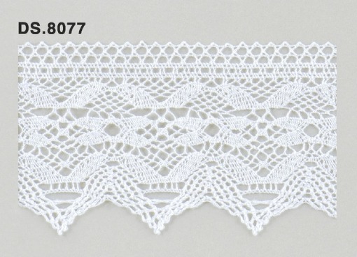 DS8077 Pizzo A Torsione, Sottile, Largo, Larghezza 59 Mm DAISADA