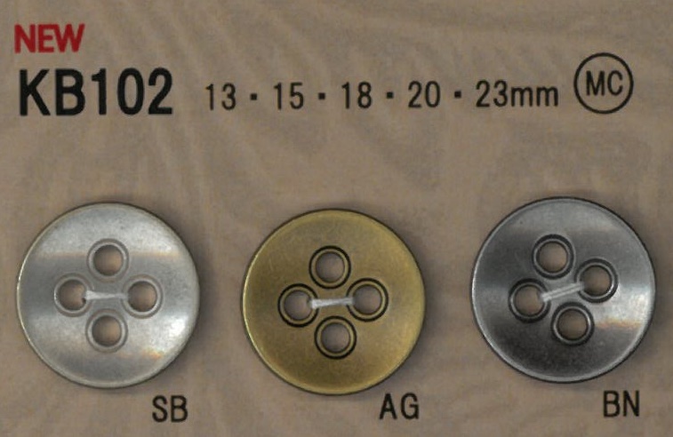 KB102 Bottoni In Metallo In Stile Vintage[Pulsante] DAIYA BUTTON(DAIYA BUTTON)