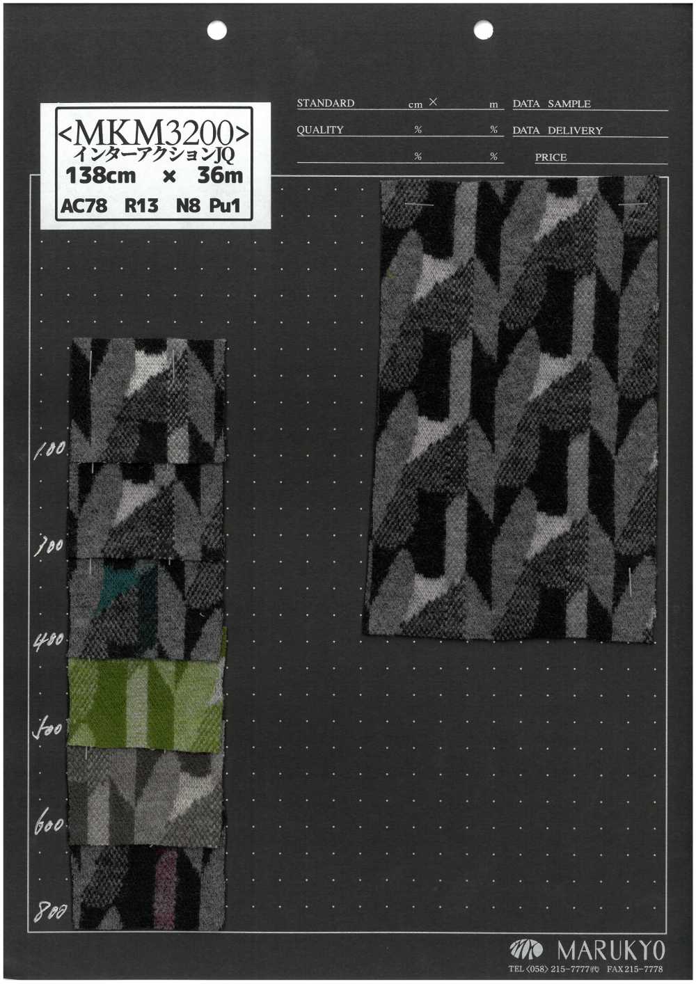 MKM3200 Interazione JQ[Tessile / Tessuto] Marukyo Textile