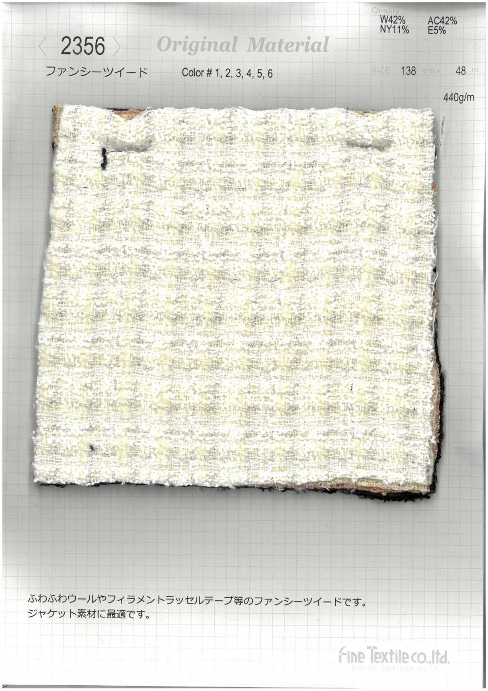 2356 Tweed Pregiato[Tessile / Tessuto] Tessuti Pregiati