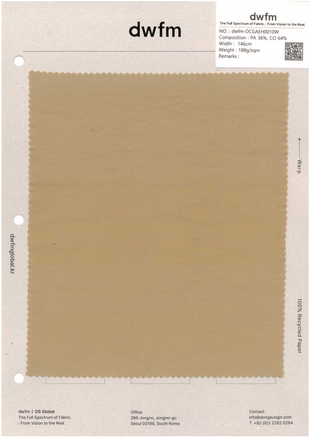 DWFM-DCGAEH0010W Twill Di Nylon E Cotone Ad Alta Densità[Tessile / Tessuto]