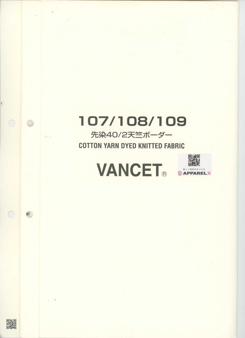 107-108-109-SAMPLE Cartoncino Campione[Scheda Campione] VANCET