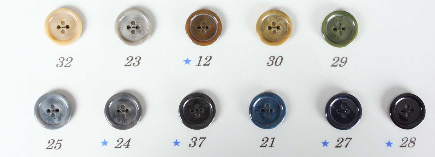 831 Bottoni In Poliestere Per Abiti E Giacche Made In Italy[Pulsante] UBIC SRL