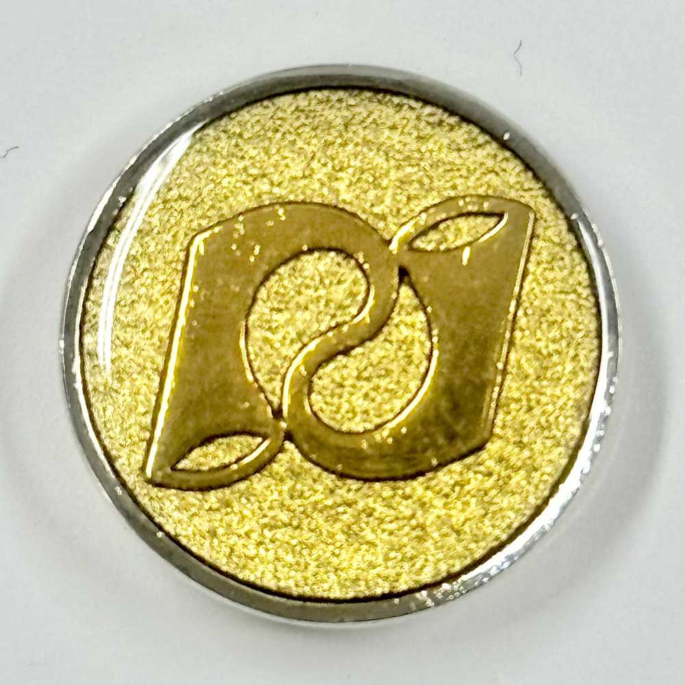 EX189 Bottoni In Metallo Giallo Realizzati In Giappone Per Abiti E Giacche[Pulsante]