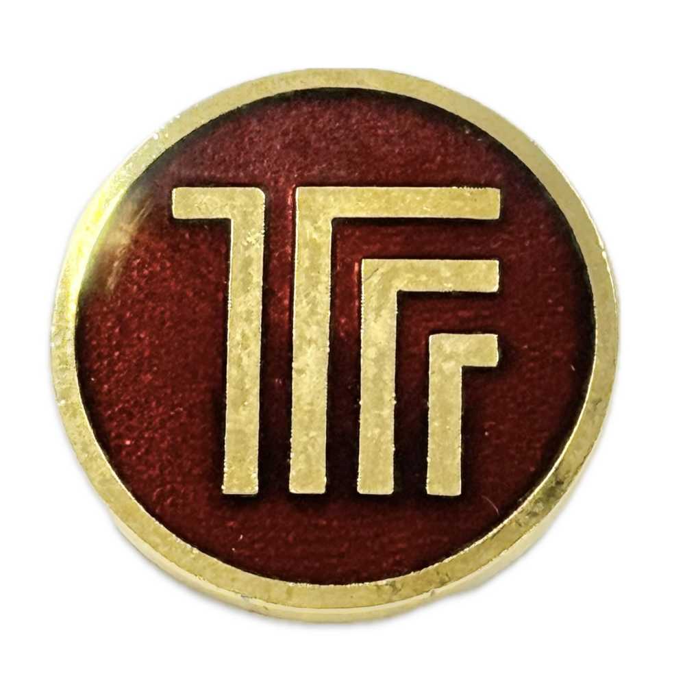 EX95 Bottoni In Metallo Made In Japan Per Abiti E Giacche, Oro E Rosso[Pulsante]