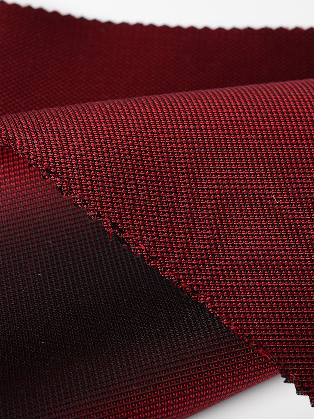 S-302 Yamanashi Fujiyoshida Motivo A Punto Muschio Fine Tessuto Formale Rosso Vino[Tessile] Yamamoto(EXCY)