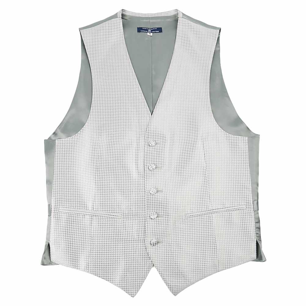 VANNERS-V-010 VANNERS Gilet Formale Pied De Poule Argento[Accessori Formali] Yamamoto(EXCY)