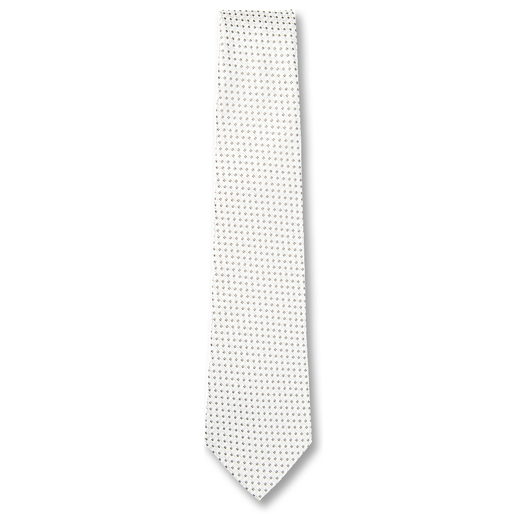 NE-902 Cravatta Formale Made In Japan Dot Off White[Accessori Formali] Yamamoto(EXCY)