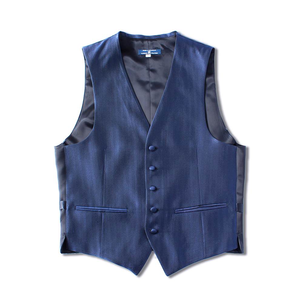VANNERS-V-48 VANNERS Gilet Formale Spina Di Pesce Blu Navy[Accessori Formali] Yamamoto(EXCY)