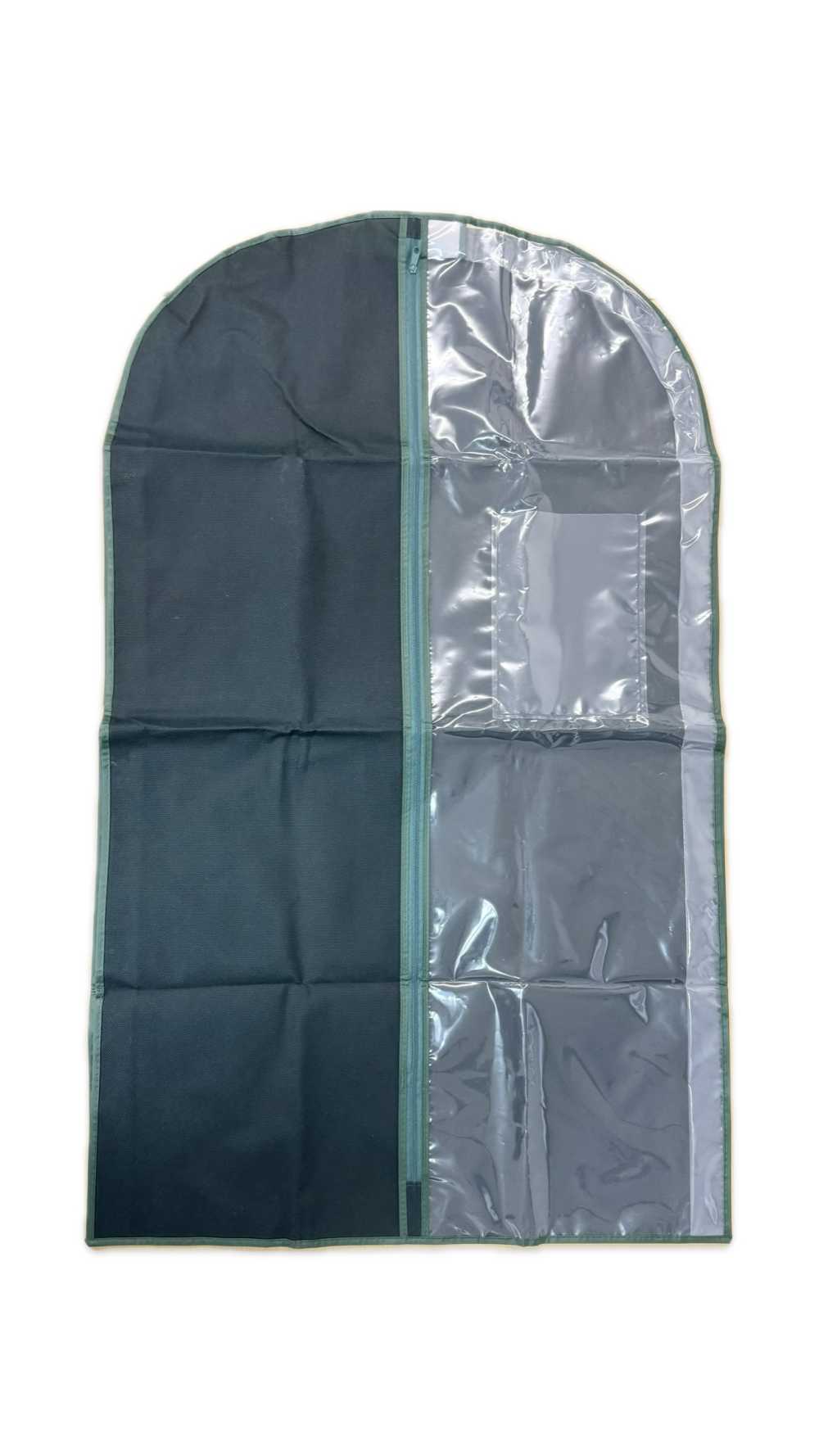 FA182 Custodia Per Abiti Con Soffietto, Verde[Appendiabiti/borsa Porta Abiti]