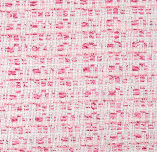 Z7575 LINTON Linton Tweed Made In England Textile White X Pink[Tessile] LINTON