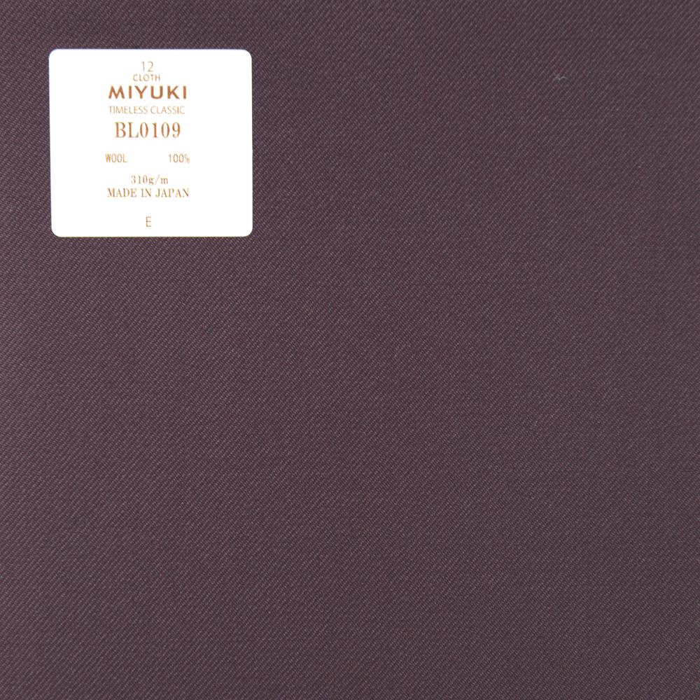 BL0109 Senza Tempo Classico Classico Tinta Unita Viola[Tessile] Miyuki Keori (Miyuki)