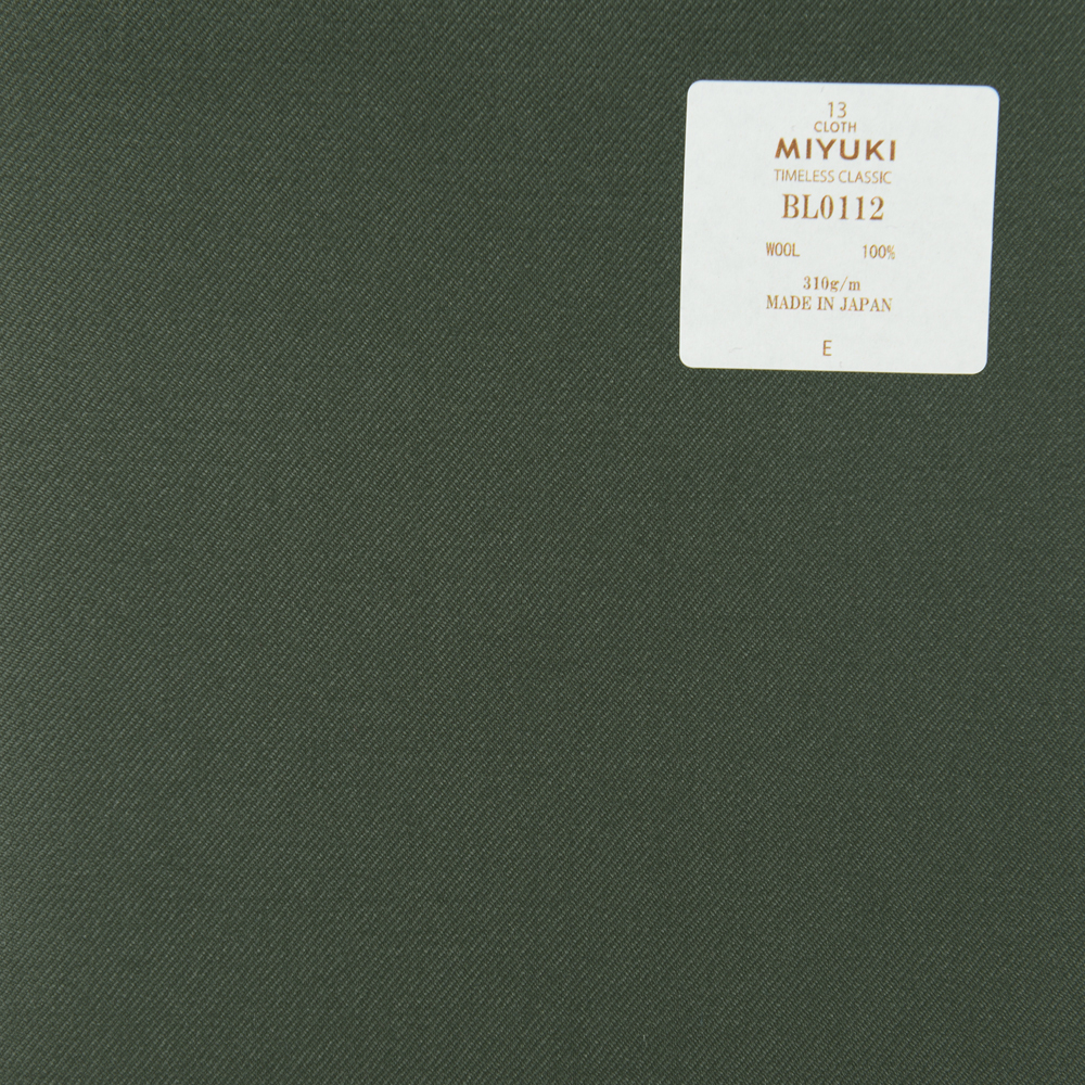 BL0112 Timeless Classic Classic Plain Green[Tessile] Miyuki Keori (Miyuki)