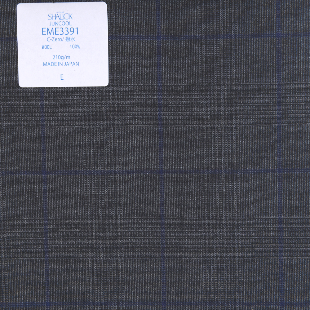 EME3391 Abbigliamento Estivo Giapponese Sharick Series Juncourt Glen Check Grey X Blue Pane[Tessile] Miyuki Keori (Miyuki)