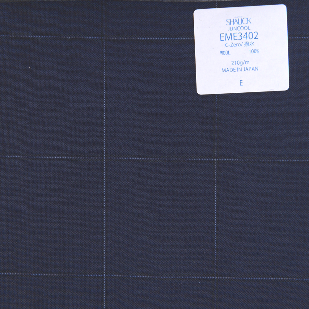 EME3402 Abbigliamento Estivo Giapponese Sharick Series Juncool Window Pane Navy Blue[Tessile] Miyuki Keori (Miyuki)