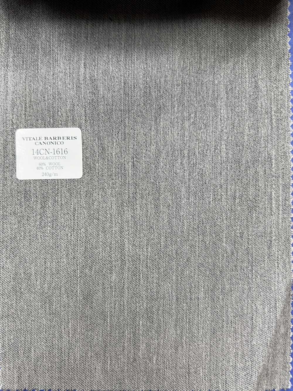 14CN1616 CANONICO WOOL&COTTON PRUNNELL Grigio Senza Fantasia[Tessile] CANONICO