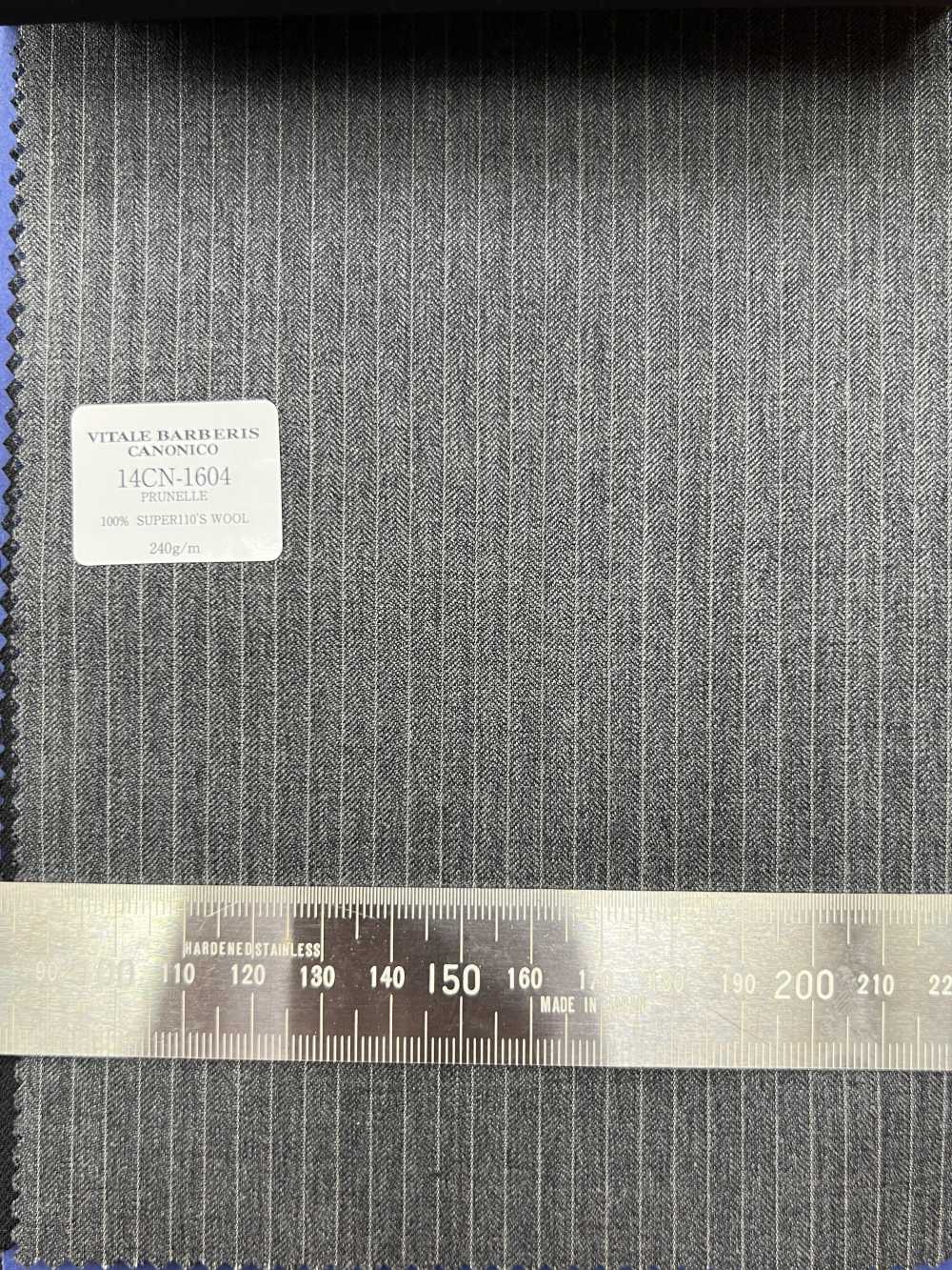 14CN1604 CANONICO PRUNELLE RIGHE GRIGIO[Tessile] CANONICO