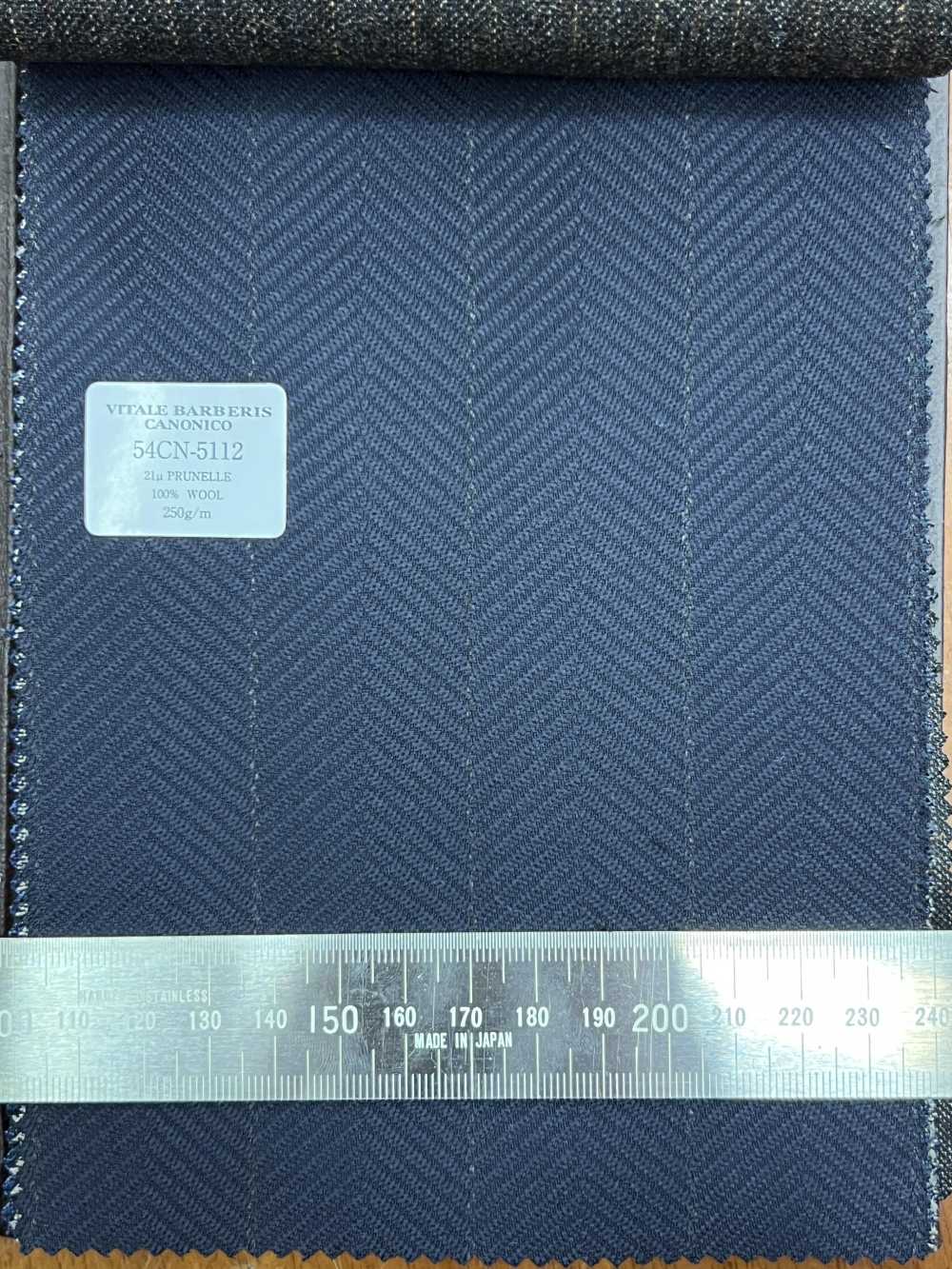 54CN5112 CANONICO 21μ PRUNELLE Navy Herringbone[Tessile] CANONICO