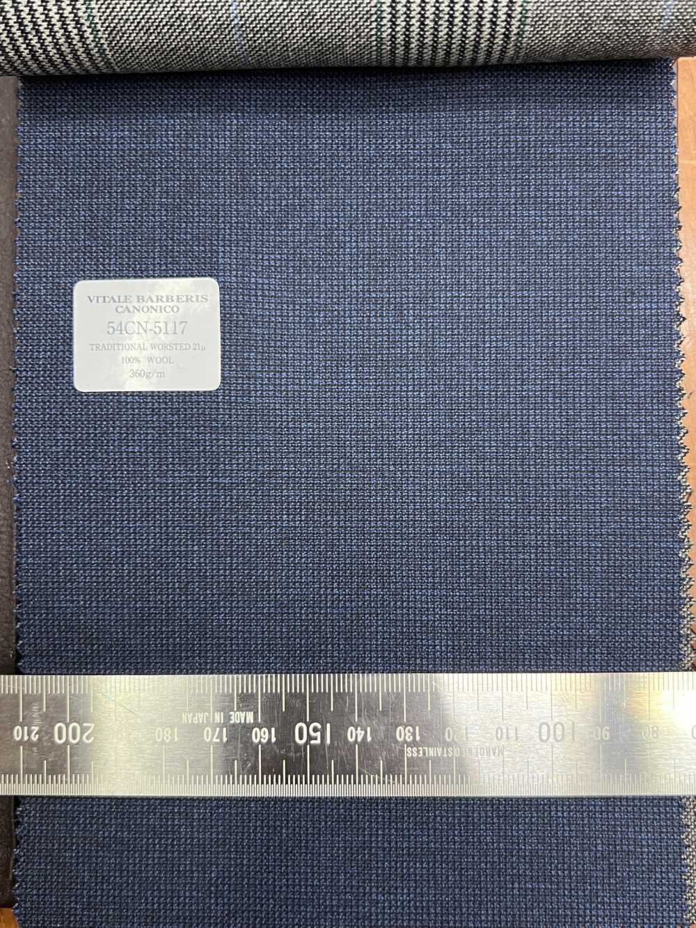 54CN5117 CANONICO TRADITIONAL WORSTED 21μ Blu Senza Motivo[Tessile] CANONICO