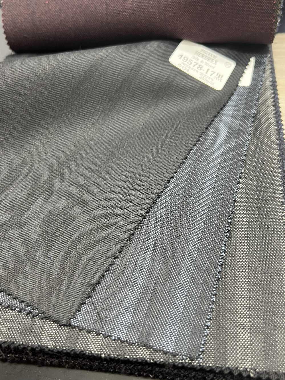 49578 SETA&LANA Chambray Intrecciato All Seasons Righe Alternate[Tessile] Società Per Azioni Kunishima Co., Ltd.