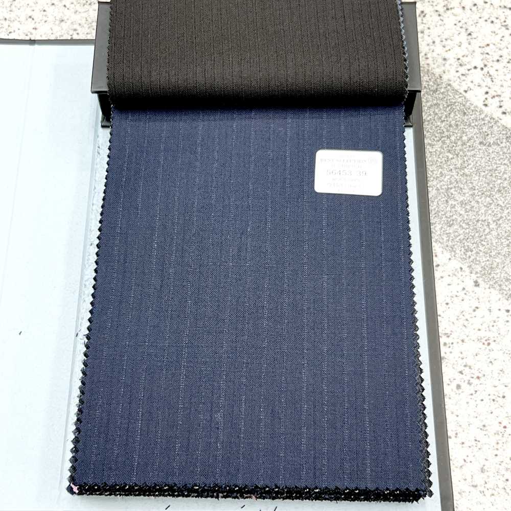 56453-39 25SS MIGLIORE SELEZIONE [N-STRETCH] N-STRETCH Blu Navy Scuro A Righe[Tessile] Società Per Azioni Kunishima Co., Ltd.