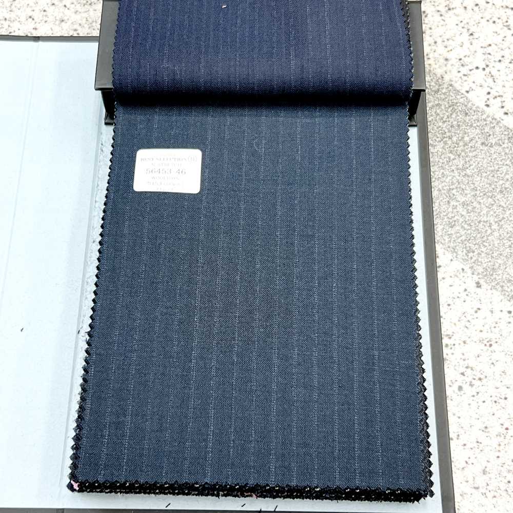 56453-46 25SS MIGLIORE SELEZIONE [N-STRETCH] N-STRETCH Blu Navy Scuro A Righe[Tessile] Società Per Azioni Kunishima Co., Ltd.