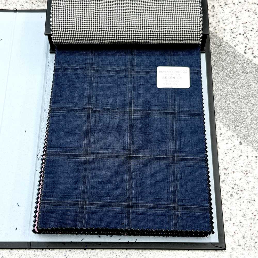 56458-25 25SS MIGLIORE SELEZIONE [N-STRETCH] N-STRETCH Blu Navy Scuro A Quadri[Tessile] Società Per Azioni Kunishima Co., Ltd.