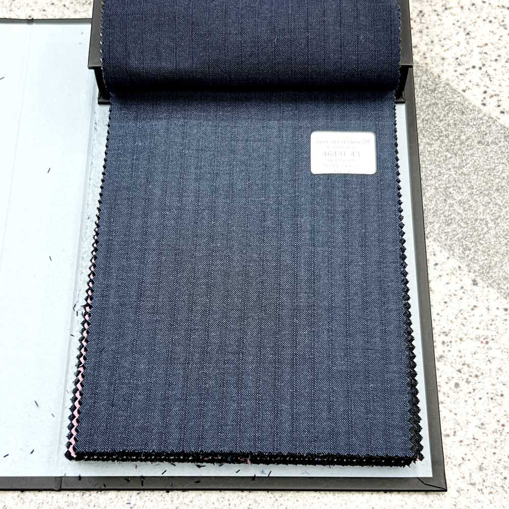 46431-43 25SS MIGLIORE SELEZIONE [N-STRETCH] N-STRETCH Navy Shadow Stripe[Tessile] Società Per Azioni Kunishima Co., Ltd.