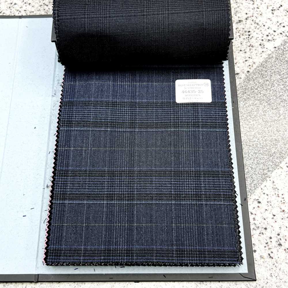 46435-25 25SS MIGLIORE SELEZIONE [N-STRETCH] N-Stretch Blu Navy Scuro Tartan A Quadri[Tessile] Società Per Azioni Kunishima Co., Ltd.