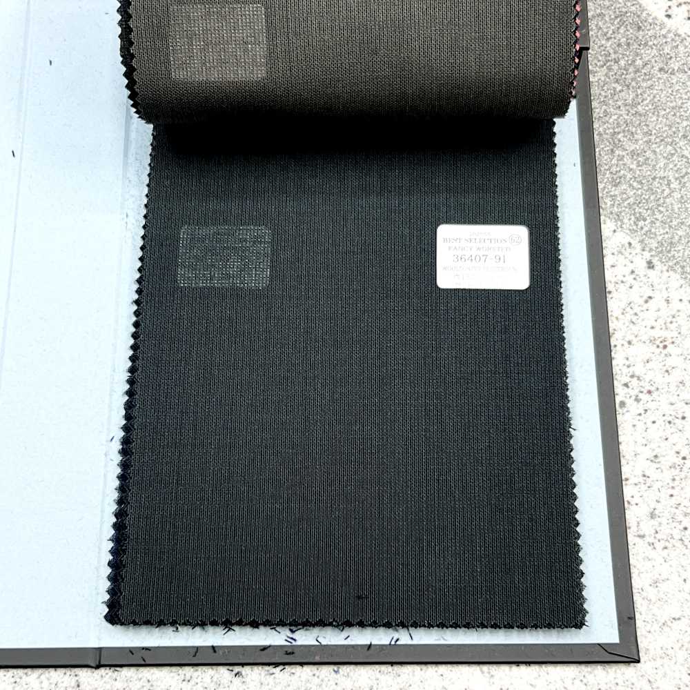 36407-91 25SS MIGLIORE SELEZIONE [FANCY WORSTED] Fancy Worsted Senza Motivo Nero[Tessile] Società Per Azioni Kunishima Co., Ltd.