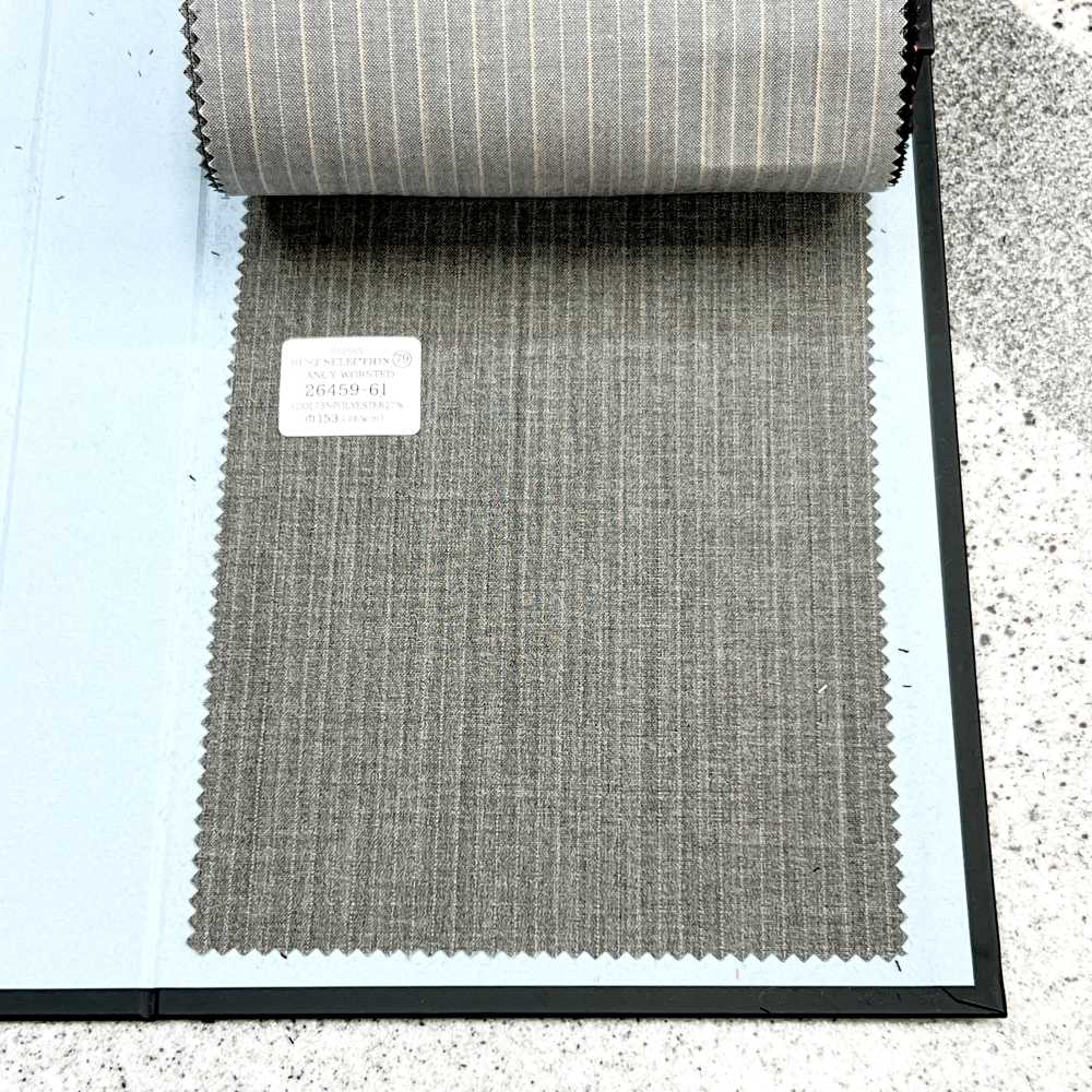 26459-61 25SS MIGLIORE SELEZIONE [FANCY WORSTED] Fancy Worsted Stripe Beige[Tessile] Società Per Azioni Kunishima Co., Ltd.