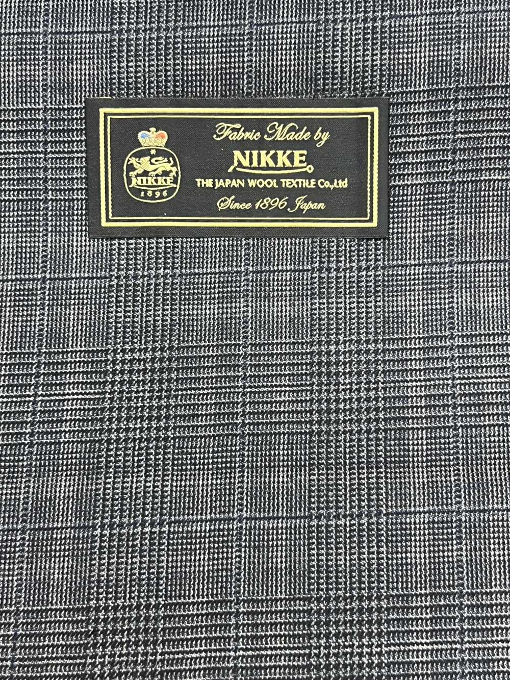 896M2324-735 NIKKE TRAVEL Gray Check 120 Thread Thread[Tessile] NIKKE