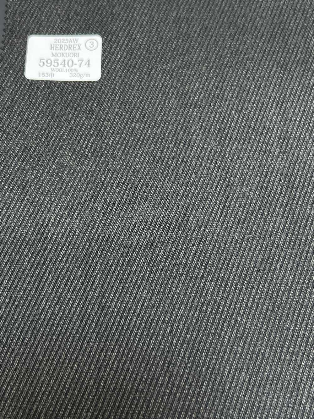 59540-74 25AW HERDREX [MOKUORI] Mokuori Dark Kersey Twill Deodorante Lana[Tessile] Società Per Azioni Kunishima Co., Ltd.