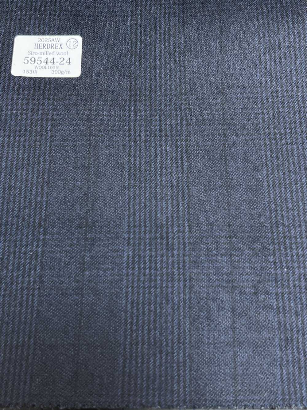 59544-24 25AW HERDREX [Lana Siro-milled] Lana Siro-milled Blu Navy Glen Check[Tessile] Società Per Azioni Kunishima Co., Ltd.