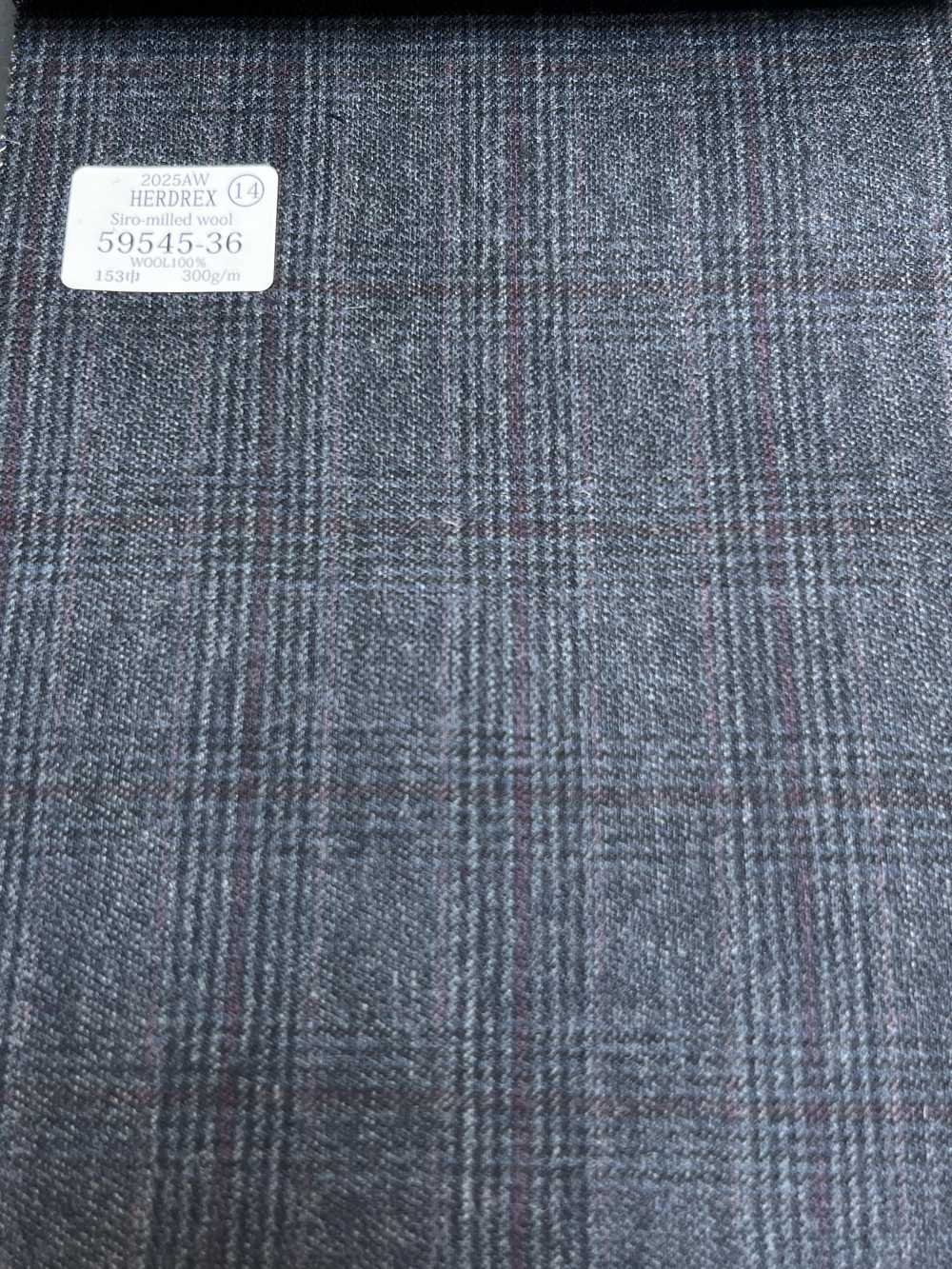 59545-36 25AW HERDREX [Lana Siro-milled] Lana Siro-milled Glen Check Grigio[Tessile] Società Per Azioni Kunishima Co., Ltd.